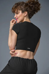 Anoksoft Crop Finesse Short Sleeve