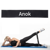 Anok™ Resistance Loop Exercise Bands Stretch Bands for Working Out Fitness Elastic Workout Bands with Carry Bag for Home Gym Physical Fitness Yoga, Yoga straps