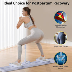 Anok™Foldable Yoga Board, Fitness Equipment, Ski Simulator Women's Thigh Trainer, Home Leg & Pelvic Floor Muscle Trainer