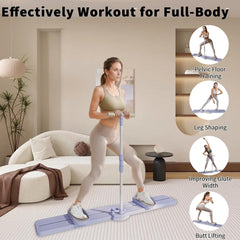 Anok™Foldable Yoga Board, Fitness Equipment, Ski Simulator Women's Thigh Trainer, Home Leg & Pelvic Floor Muscle Trainer
