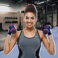 Anok™Women's Silicone Yoga Gloves - Non-Slip Fingerless Pilates Gloves - Gym Workout Fitness Training Gloves, One Size Fits All