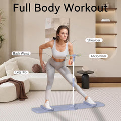 Anok™Foldable Yoga Board, Fitness Equipment, Ski Simulator Women's Thigh Trainer, Home Leg & Pelvic Floor Muscle Trainer
