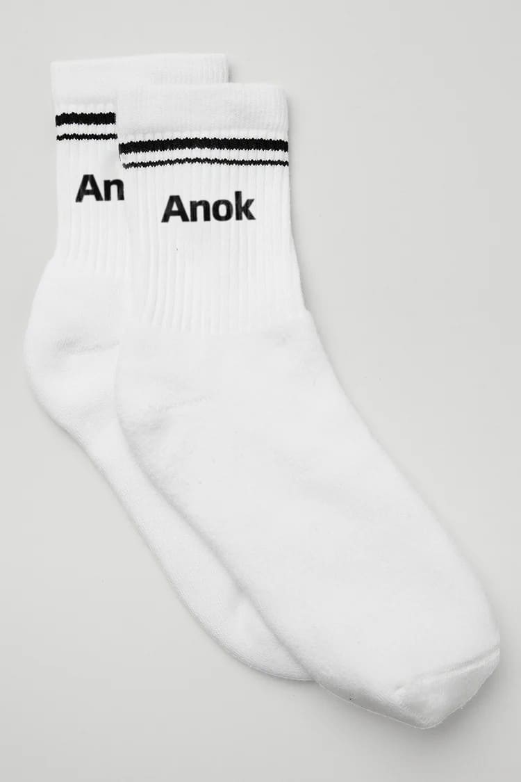 Unisex Half-Crew Throwback Sock